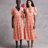 M&S X Ghost Ditsy Floral Wrap Midi Dress
