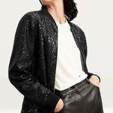 M&S Sequin Bomber