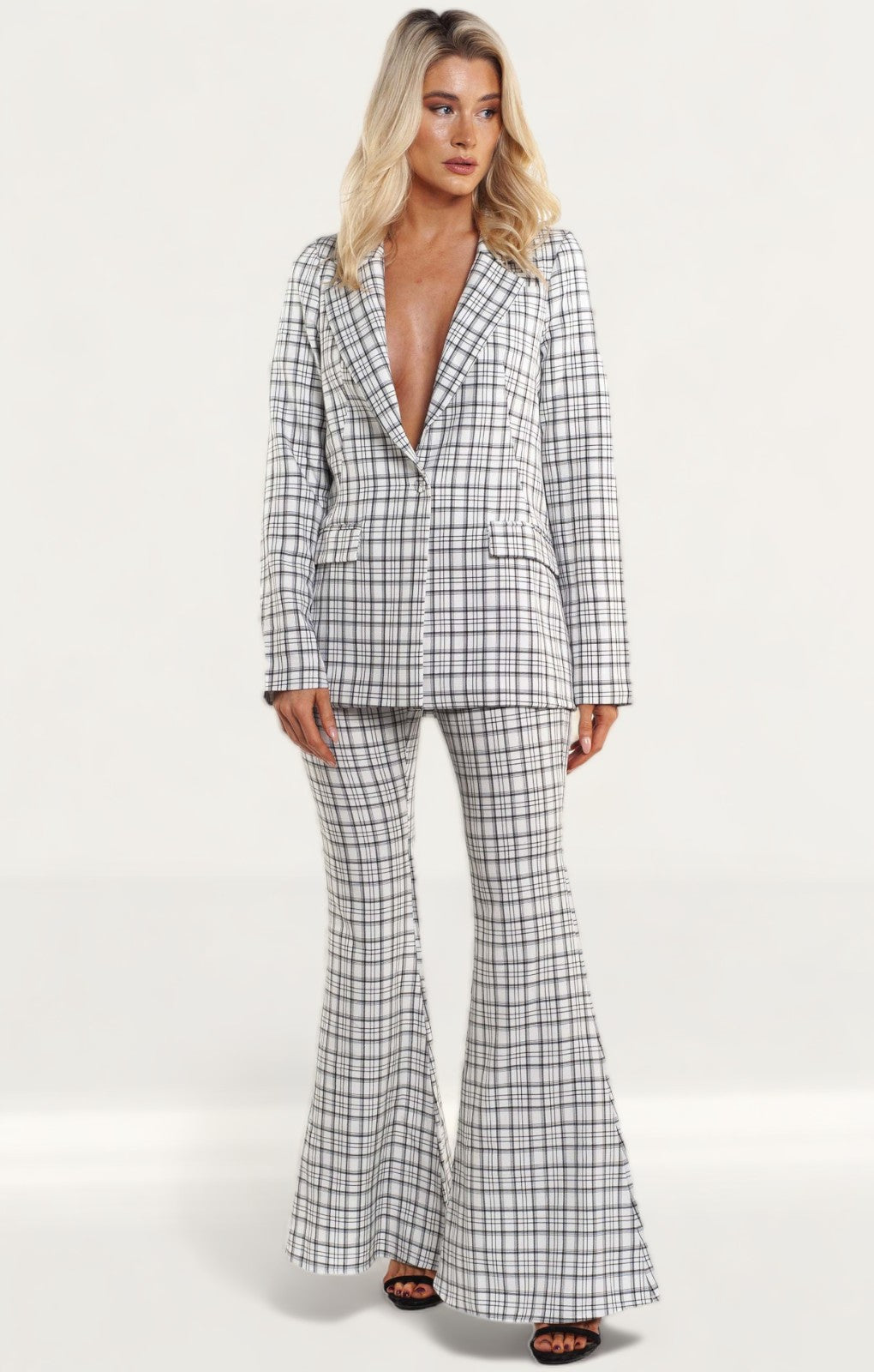 Seven Wonders Amera Co-Ord White Check product image