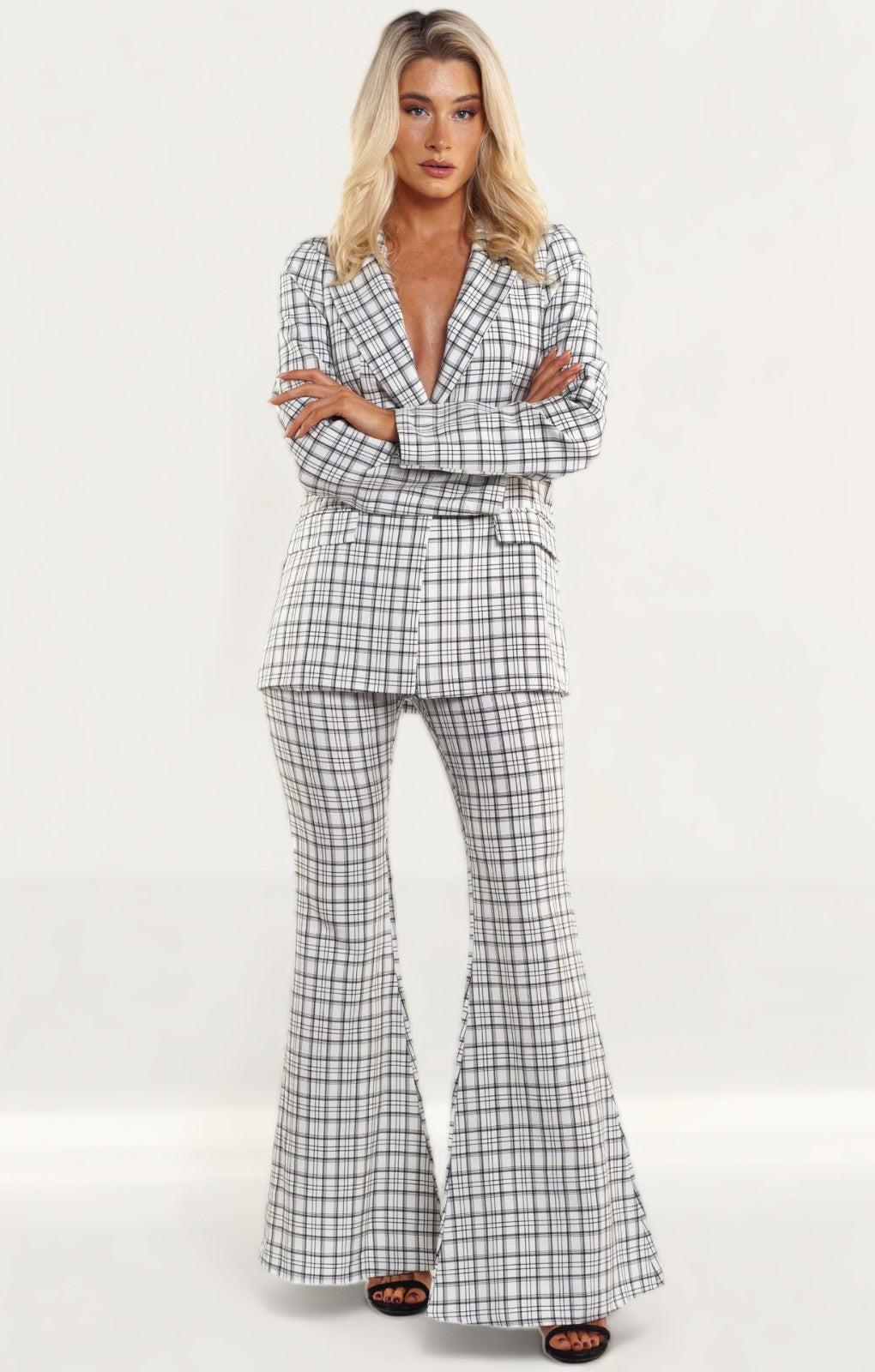 Seven Wonders Amera Co-Ord White Check product image