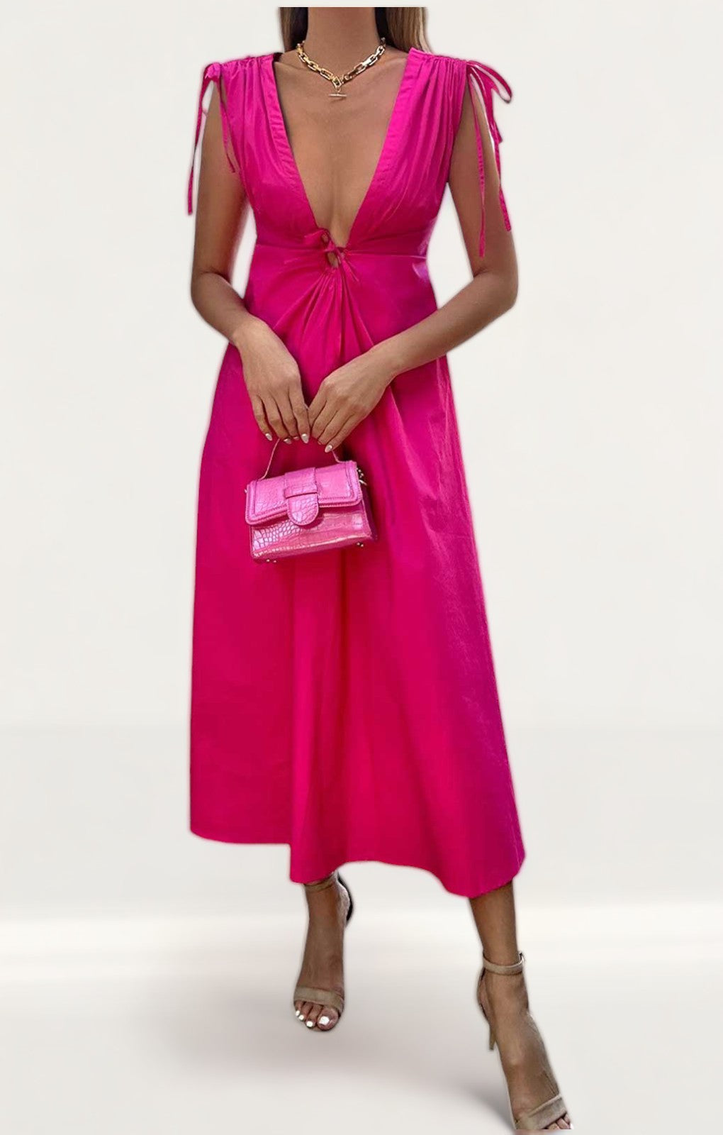 Seven Wonders Fuchsia Tahoe Midi Dress product image