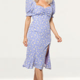 Seven Wonders Lilac Floral Samantha Midi Dress product image