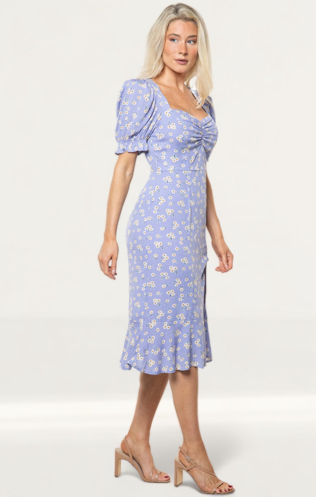 Seven Wonders Lilac Floral Samantha Midi Dress