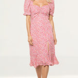 Seven Wonders Pink Floral Samantha Midi Dress product image