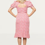 Seven Wonders Pink Floral Samantha Midi Dress product image