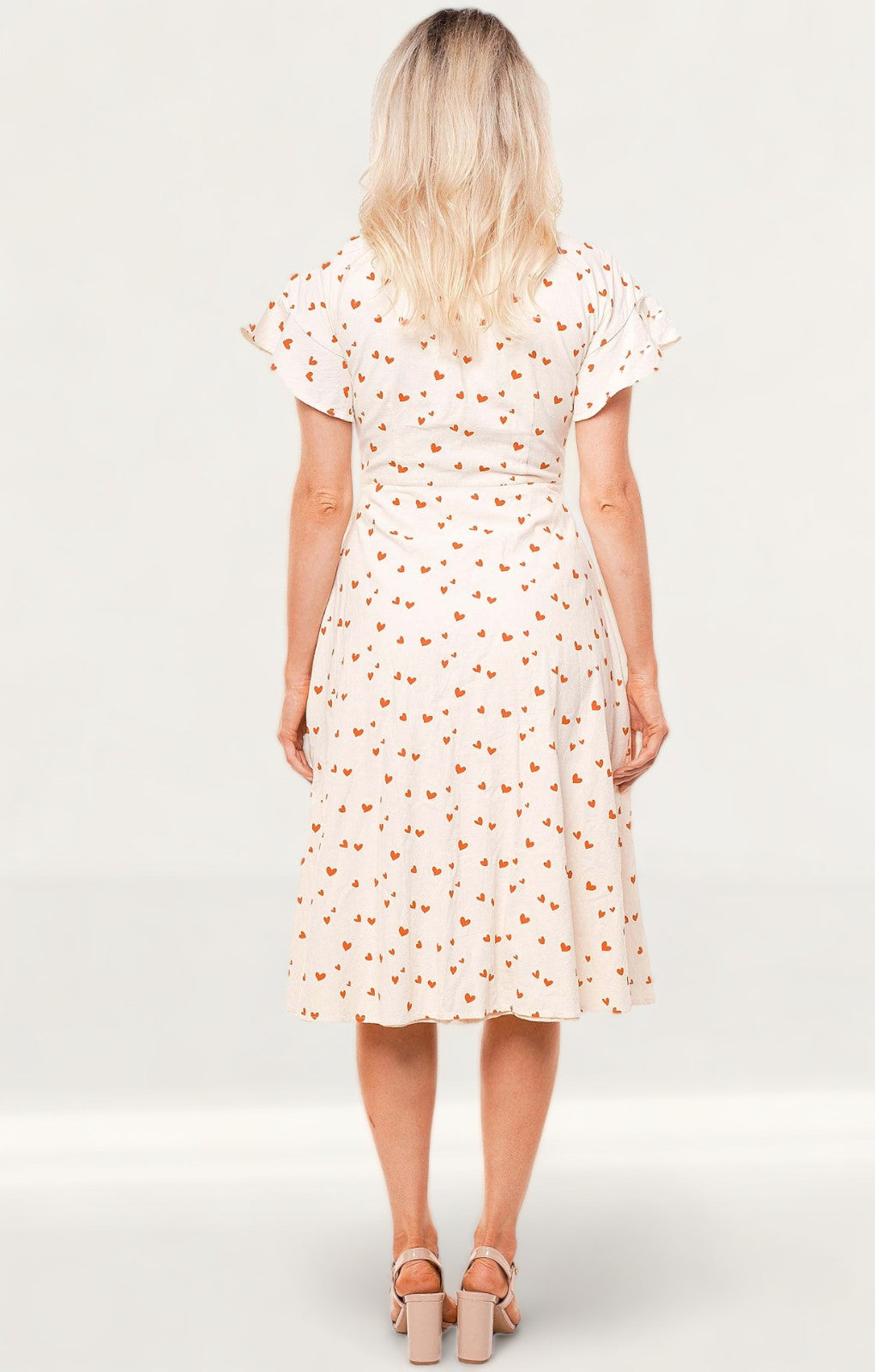 Seven Wonders Sweetheart Print Midi Dress