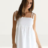 Seven Wonders White Mini Dress With Detachable Belt product image