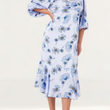 Simply Be Blue Print Satin Dress product image