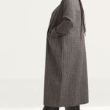Simply Be Check Slim Maxi Column Coat