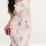 Simply Be Ivory Floral Bodycon Dress product image