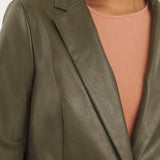 Simply Be Khaki Pu Blazer product image