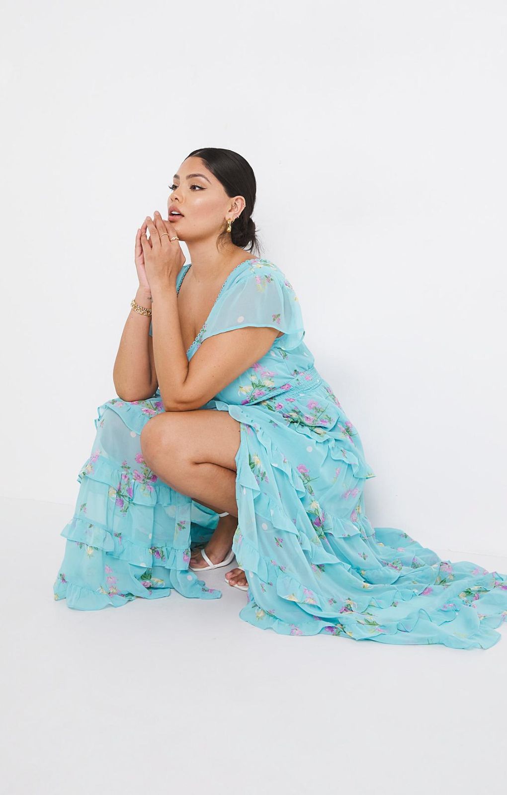 Simply be teal online dress