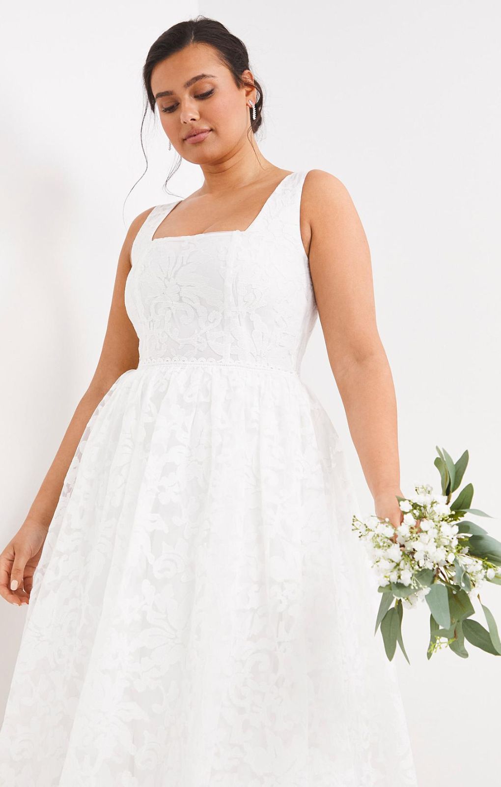 Rent Simply Be Ivory Dress Hirestreet - Main Image