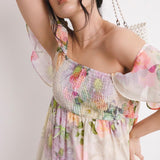Simply Be Ivory Floral Maxi Dress product image