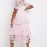 Simply Be Pink Boutique Lace Dress product image