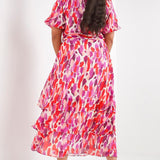 Simply Be Pink Print Dress product image