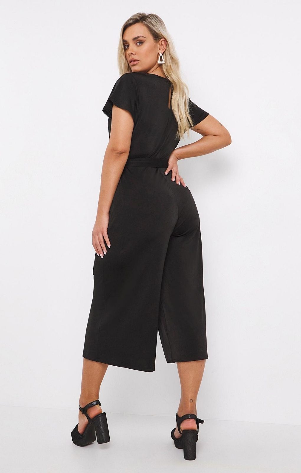 Simply Be Black Slinky Jumpsuit product image