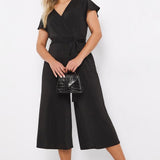 Simply Be Black Slinky Jumpsuit