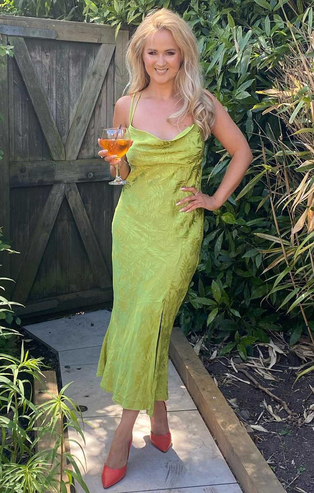 Finders Keepers Green Vacancies Midi Dress