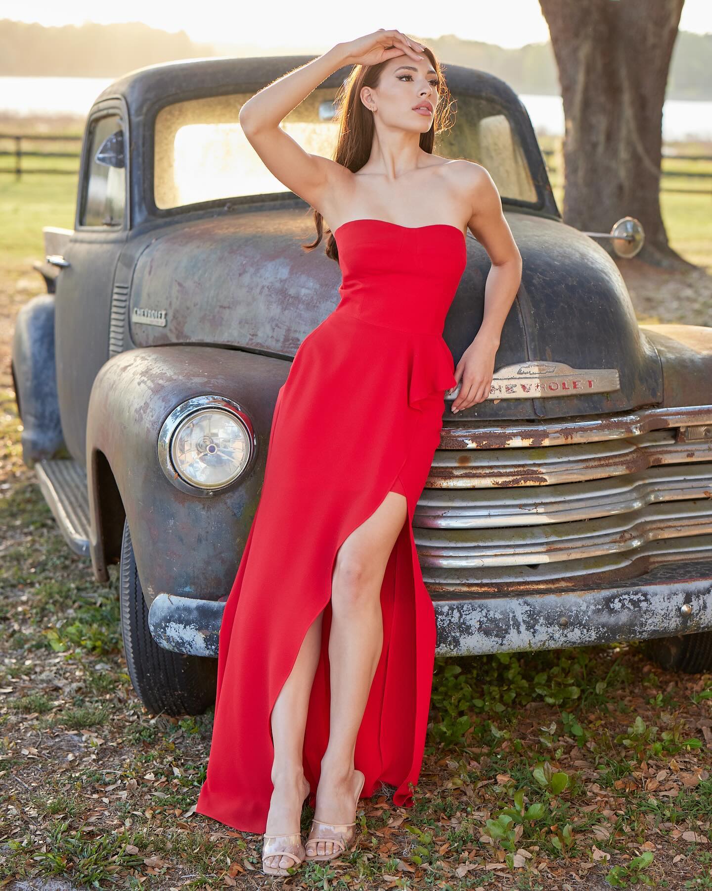 Rent Dress The Population Paris Rouge Strapless Maxi Dress | Hirestreet Rent Dress The Population Paris Rouge Strapless Maxi Dress | Hirestreet