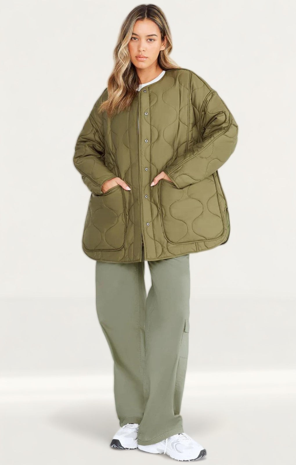 Tala Oversized Reversible Quilted Jacket