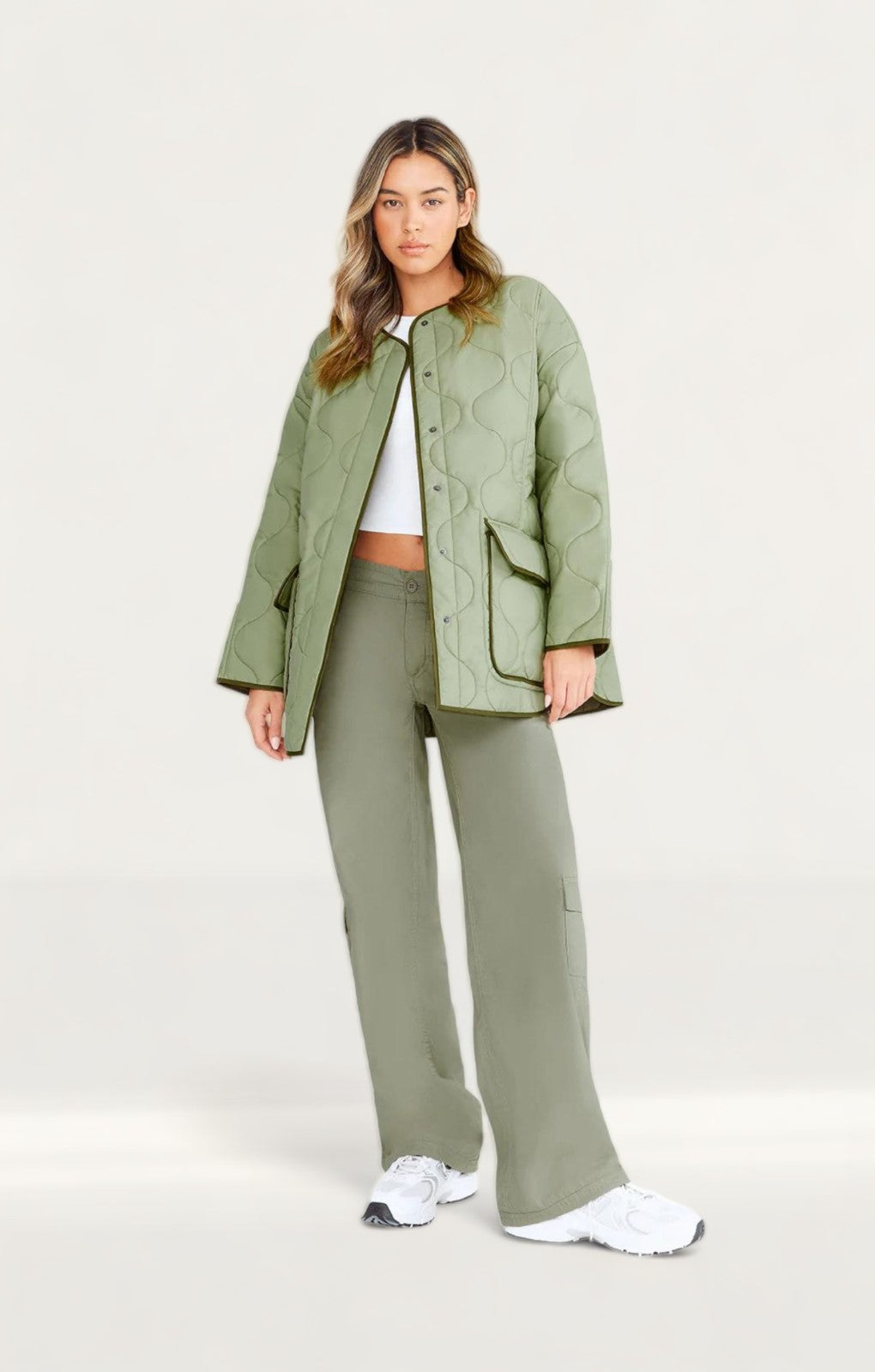 Tala Oversized Reversible Quilted Jacket