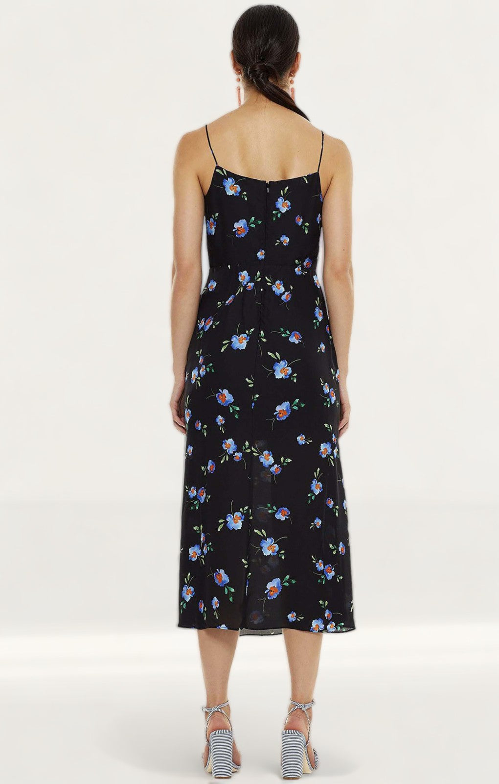 Talulah Azure Flounce Midi Dress
