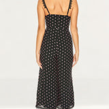 Talulah Black Lilac Spot All Night Long Jumpsuit
