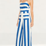 Talulah Blue And White Striped Jumpsuit