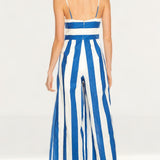 Talulah Blue And White Striped Jumpsuit