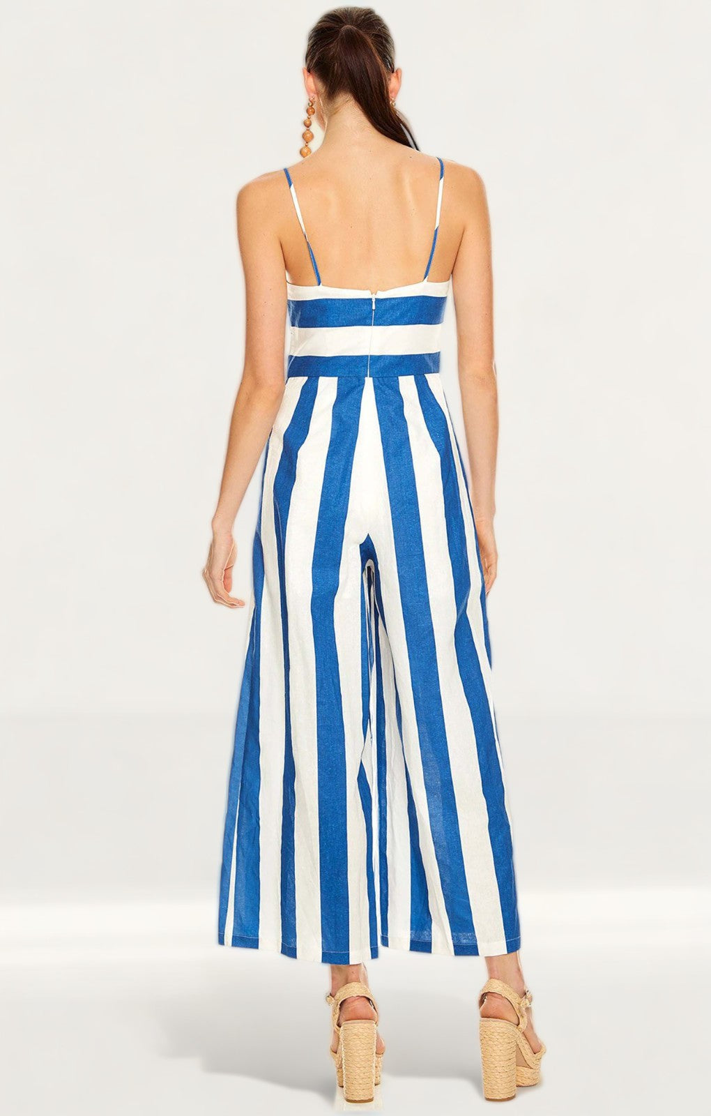 Talulah Blue And White Striped Jumpsuit