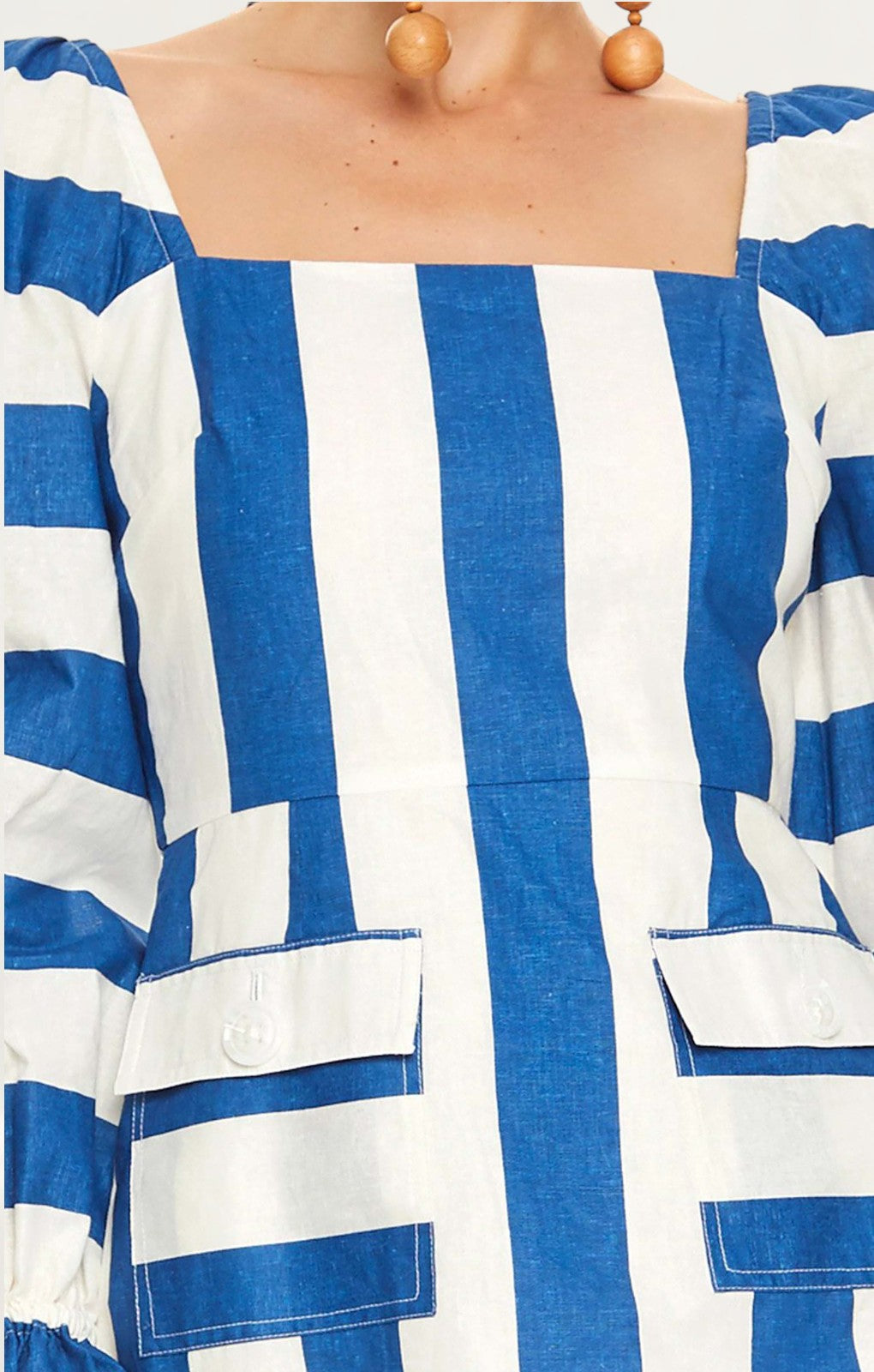 Talulah Blue and White Striped Mini Dress product image