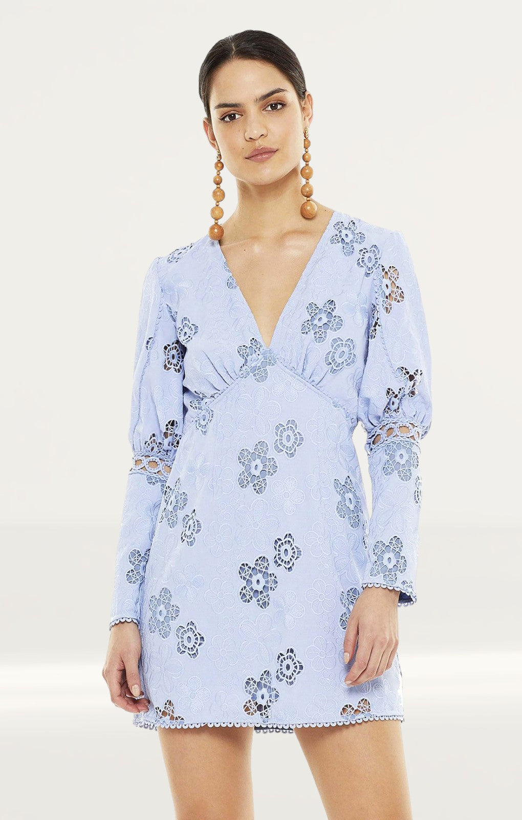 Talulah Blue Hue LS Mini Dress