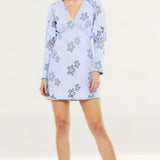 Talulah Blue Hue LS Mini Dress