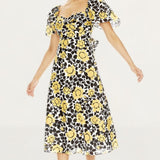 Talulah Fields Of Gold Midi Dress