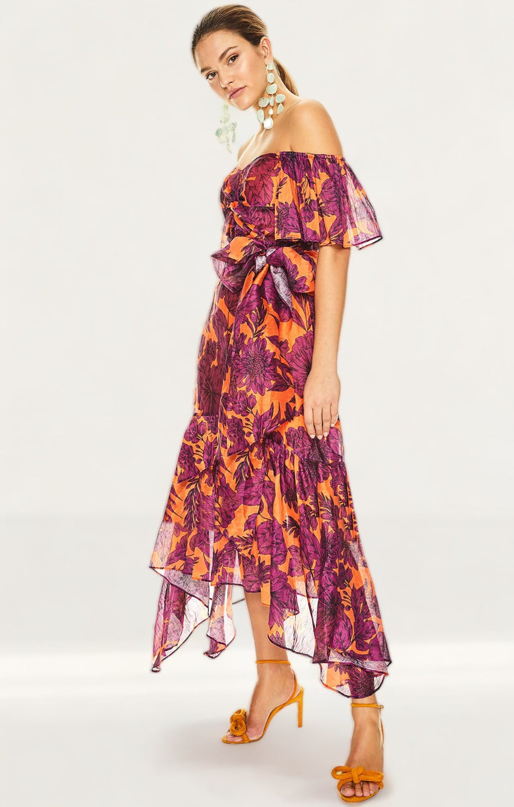 Talulah Floral Las Palmas Midi Dress