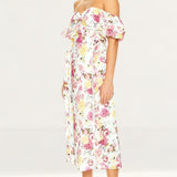 Talulah Floral Tea Time Midi Dress