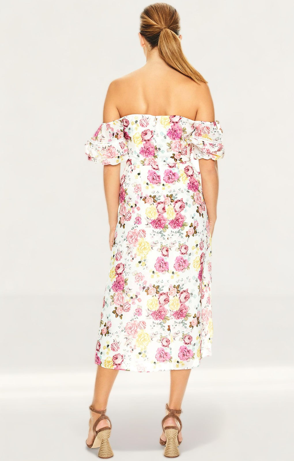 Talulah Floral Tea Time Midi Dress