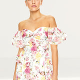 Talulah Floral Tea Time Midi Dress