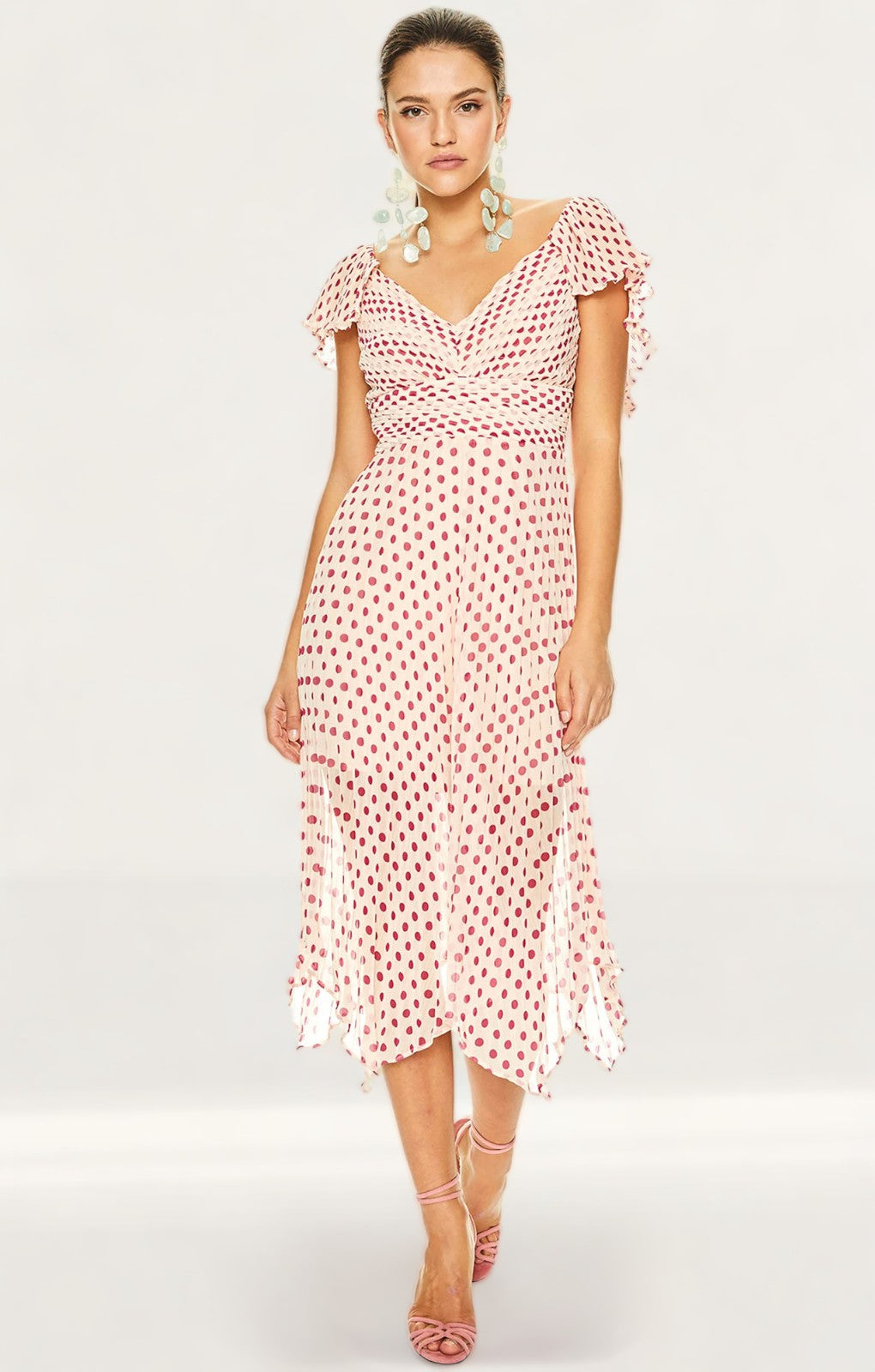 Talulah Fuchsia Spot Power Of Love Midi Dress product image