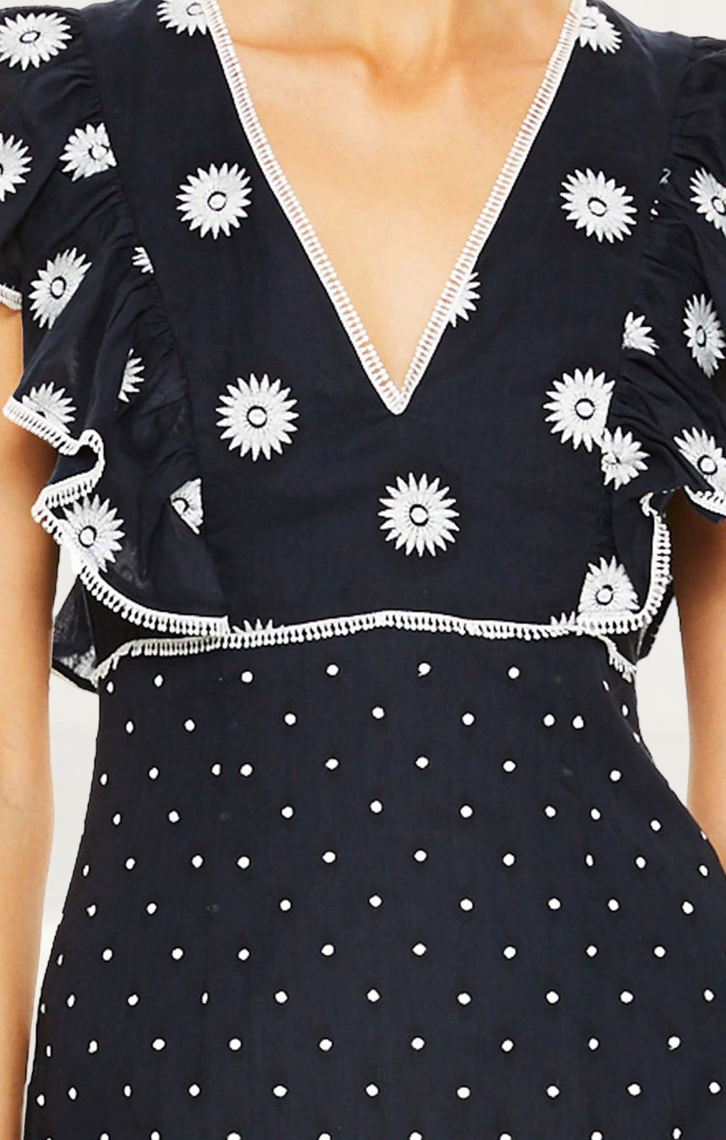 Talulah Midnight Daisy Whimsical Mini Dress product image