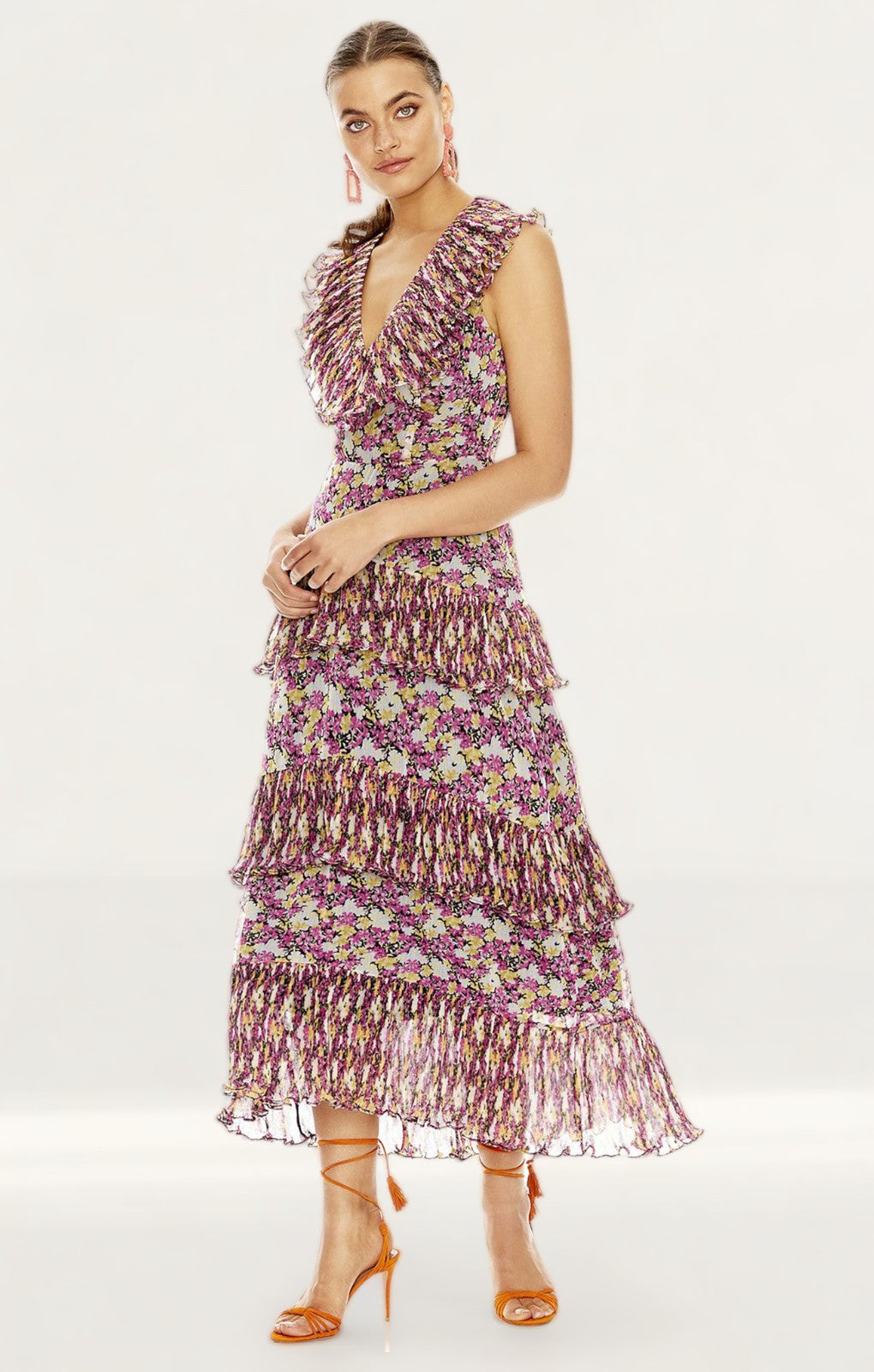 talulah light it up midi dress Tallulah Halter Midi Cocktail Dress (Women)