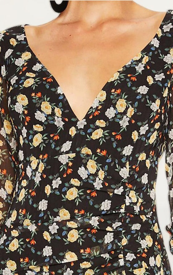 Talulah Tahiti Nights L/S Mini Dress