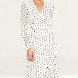 Talulah White Polka Dot Midi Dress product image