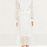 Talulah White Polka Dot Midi Dress product image