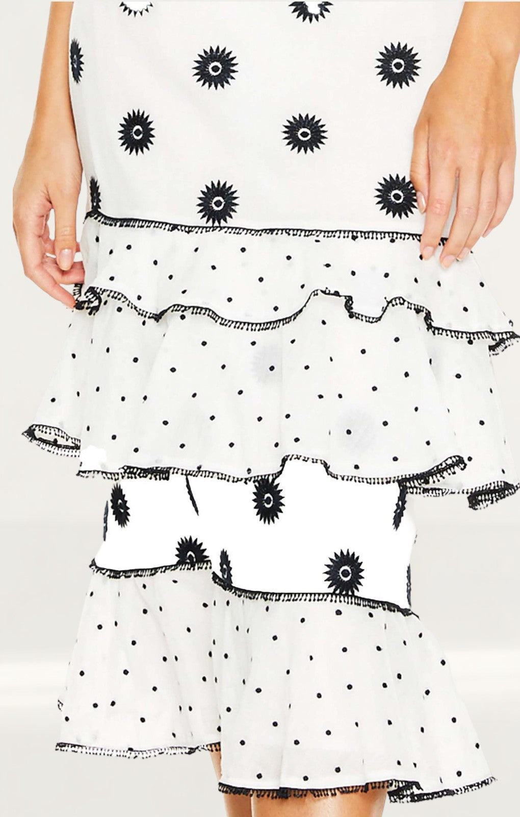 Talulah White Whimsical Midi Dress
