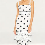 Talulah White Whimsical Midi Dress