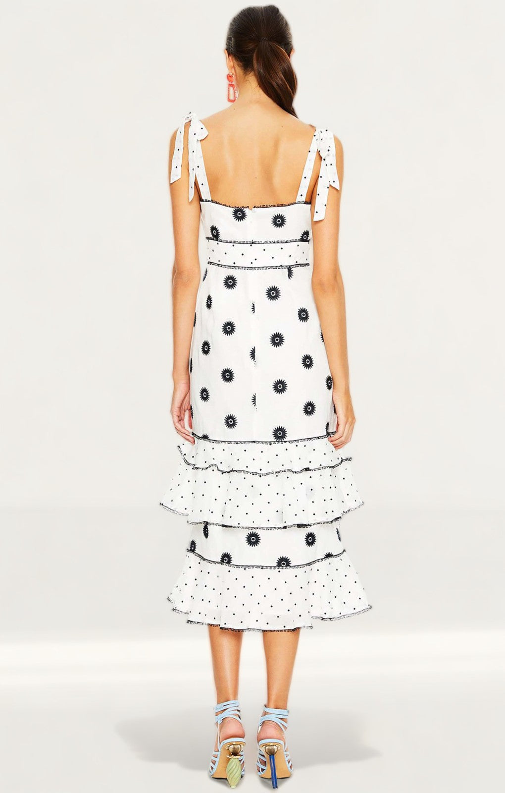Talulah White Whimsical Midi Dress