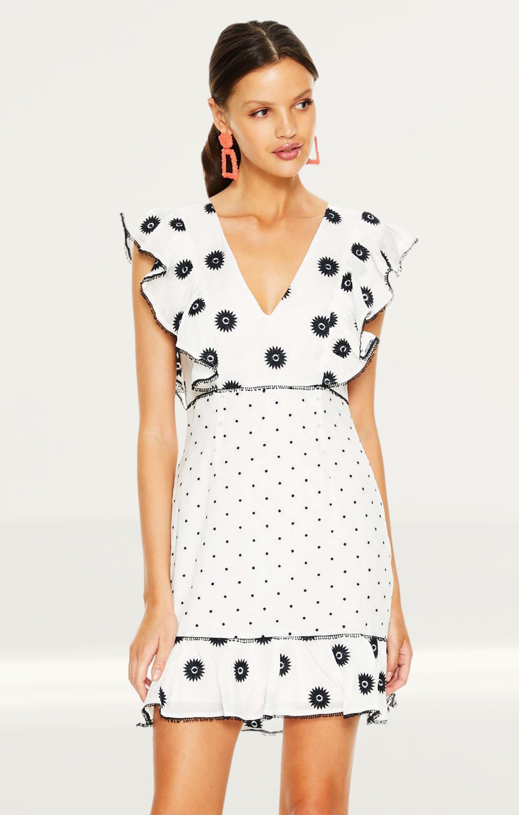 Talulah White Whimsical Mini Dress