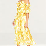 Talulah Yellow Sunshine Midi Dress